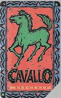 -CARTE-MAGNETIQUE-ITALIE-THEME ZODIAQUE-Horoscope Chinois-Année Du CAVALLO-CHEVAL-TBE-RARE - Zodiaco