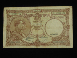 BELGIQUE - 20 Vingt Francs- Twintig Frank 1947 - Nationale Bank Van Belgie **** EN ACHAT IMMEDIAT ****. - Other & Unclassified