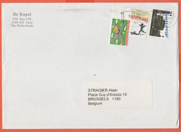 OLANDA - NEDERLAND - Paesi Bassi - 2003 - 3 Stamps - Medium Envelope - Viaggiata Da Lisse Per Brussels, Belgium - Storia Postale