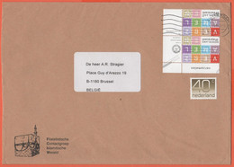OLANDA - NEDERLAND - Paesi Bassi - 2003 - 3 Stamps - Medium Envelope - Viaggiata Da Rotterdam Per Brussels, Belgium - Briefe U. Dokumente