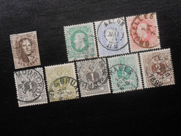 Belgien  Mi 7 L/27Aa/28Aa/31A/20Aa/23Ab/40/41/48 - 1858/88  Mi 40 € - Lot 742 - 1849-1865 Medaillons (Varia)