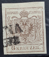 AUSTRIA 1850 - Canceled - ANK 4 - 6kr - Used Stamps