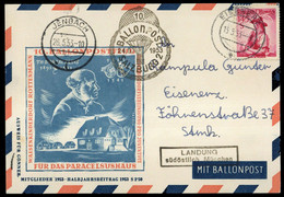 1953, Österreich, Palmer RBF10 B, Brief - Machine Postmarks
