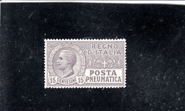 ITALIA 1913-23 - Sassone 2**  Posta Pneumatica - Correo Neumático