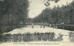 04 - GREOUX LES BAINS - SKATING - PATINS à ROULETTES - PISTE & TENNIS - CARTE - TRES BON ETAT - Gréoux-les-Bains