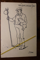AK CPA 1910's Nuen Jahr Illustrateur DITTEL - Autres & Non Classés