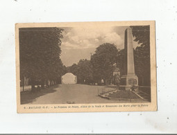 MAULEON (B P ) 6 LE FRONTON DE PELOETE ALLEES DE LA SOULE ET MONUMENT AUX MORTS POUR LA PATRIE - Mauleon Licharre