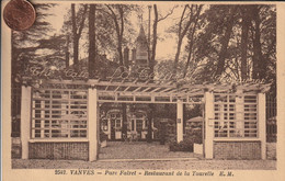 92 -  Carte Postale Ancienne De   VANVES   Parc Falret   Restaurant De La Tourelles - Vanves