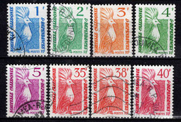 Nouvelle Calédonie  - 1985 - Le Cagou - N° 491 à 497 + 522 - Oblit - Used - Oblitérés