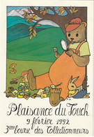 ILLUSTRATEUR DE BEAUDOUIN PASSAL   BOURSE A PLAISANCE DU TOUCH  1992  UN OURS CONTRE UN ARBRE - Veyri, Bernard