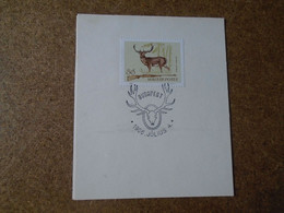 D191099  Hungary  - Commemorative Handstamp  -1966   Hunting Jagd Chasse - Deer Cerf Hirsch   Budapest - Sonstige & Ohne Zuordnung