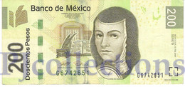 MEXICO 200 PESOS 2007 PICK 125 VF - Mexique