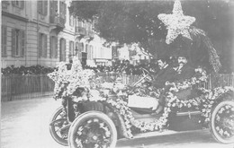 06-NICE- CARTE-PHOTO- CARNAVAL UNE VOITURE FLEURI - Carnevale