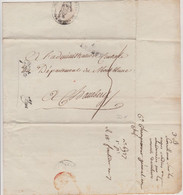 LSC De Embrun Pour Chambery En Franchise Contreseings Du Général De L'Armée Des Alpes 18 Fructidor An7 04/09/1797 - Legerstempels (voor 1900)