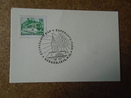 D191119  Hungary  - Commemorative Handstamp  -1974  Esperanto Day   Journée De L'espéranto   Szeged - Other & Unclassified