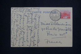 JAPON - Affranchissement De Tokyo Sur Carte Postale Pour La France, Période 1926/30 - L 132587 - Briefe U. Dokumente