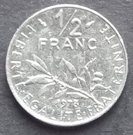 50 Centimes Semeuse En Nickel 1978 - 1/2 Franc