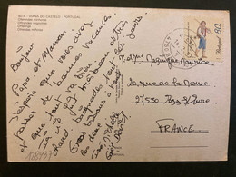 CP Pour La FRANCE TP MACO DE FRETES 80 OBL.18-8 97 BARCELOS - Storia Postale