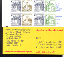 Markenheftchen Bund Postfr. MH 22 C + Zählbalken Neuf MNH ** - 1971-2000