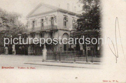 BRUXELLES THEATRE DU PARC OLD B/W POSTCARD BELGIUM BRUSSELS - Bossen, Parken, Tuinen