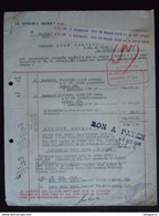 1935 La Vinicola Iberica Tarragona Facture Vente De Vin à Aimé Gantiez La Louvière Belgique - España