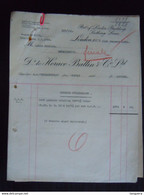 1929 Invoice Transport S.s. Stolzenfels Bombay To Antwerp To Gare Nechin Crused Myrabollams Louis Poullet Estaimbourg - Royaume-Uni