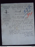 1904 Koch & Reis Anvers Savonnerie Raffinerie Du Nord Usines à Dunkerque Lettre à Théodore Gravez Mons - Chemist's (drugstore) & Perfumery