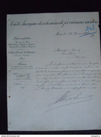 1897 SA Des Chemins De Fer Lettre Vicinaux Montois Mons Pour Théodore Gravez à Boussu - Transportmiddelen