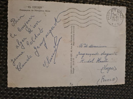 LETTRE CARTE Poste Aux Armées 1961 AFN  CARTE EL DJEZAIR - Autres & Non Classés