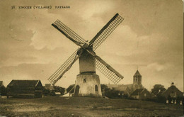 Belgium, KNOKKE KNOCKE, Paysage, Windmill Mill Molen Moulin (1908) Postcard - Knokke