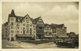 Belgium, KNOKKE KNOCKE Zoute, Place-Albert, Carlton Hotel (1930s) RPPC Postcard - Knokke