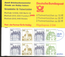 Markenheftchen Bund Postfr. MH 22 S MZ MNH ** - 1971-2000