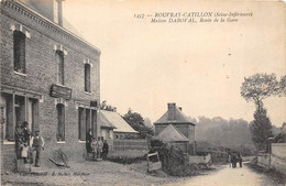76-ROUVRAY-CATTILLON- MAISON DABOVAL ROUTE DE LA GARE - Autres & Non Classés
