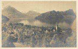 Europe Switzerland Zurich USTER Vierwaldstattersee Vitznau Lake Scene Burgenstock Stanserhorn Postcard - Uster