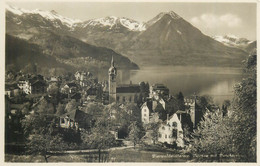 Europe Switzerland Zurich USTER Vierwaldstattersee Vitznau Mit Bunchserhorn Postcard - Uster