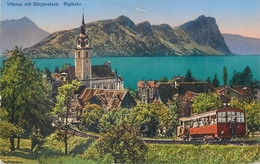 Europe Switzerland Zurich USTER Vierwaldstattersee Vitznau Mit Rigibahn Tram Postcard - ZH Zurich