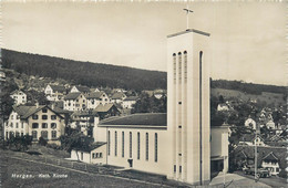 Europe Switzerland Zurich HORGEN Kath Kirche Postcard - Horgen