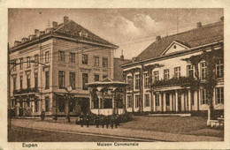 Belgium, EUPEN, Maison Communale, Communal House, Bandstand (1922) Postcard - Eupen