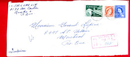 1959 - Lettre  Recommandée De Québec Pour Montréal - Entier Postal-  Devant D'enveloppe - Only Front Of Envelope - Cartas & Documentos