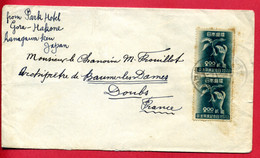 1947 - Lettre De RANAGAWA Pour Paris - Tp Yt N° 373 - Cartas & Documentos