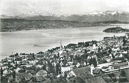 Europe Switzerland Zurich HORGEN Und Die Alpen Postcard - Horgen
