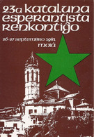 CPSM - 23a  Kataluna Esperantista 1981 - Fédération Catalane D'espéranto - Esperanto