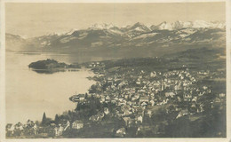 Europe Switzerland Zurich HORGEN Gegen Die Alpen Postcard - Horgen