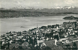 Europe Switzerland Zurich HORGEN Und Die Alpen Postcard - Horgen