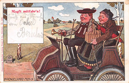 P.O. ENGELLAND - MAST MITFAHR'N! - POSTED 1901 ~ A 121 YEAR OLD POSTCARD #223418 - Engelhard, P.O. (P.O.E.)