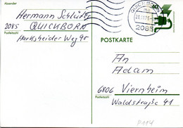 BRD Amtl.Ganzsachen-Postkarte  P117 WSt."Unfallverhütung" 40 (Pf) Olivgrün, MSt. 20.11.75 QUICKBORN - Postkarten - Gebraucht