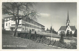 Switzerland Zurich RICHTERSWIL Krankenasyl 1938 Postcard - Richterswil