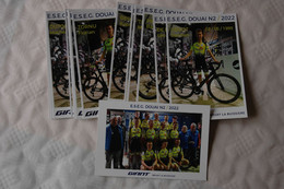 CYCLISME: CYCLISTE : EQUIPE ESG DOUAI  2022   COMPLETE - Ciclismo