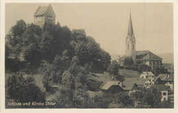 Switzerland Zurich USTER Castle And Church Henri Muller Postcard - Uster