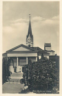 Switzerland Zurich USTER Kirche Und Schloss Clocktower Photoglob Postcard - Uster